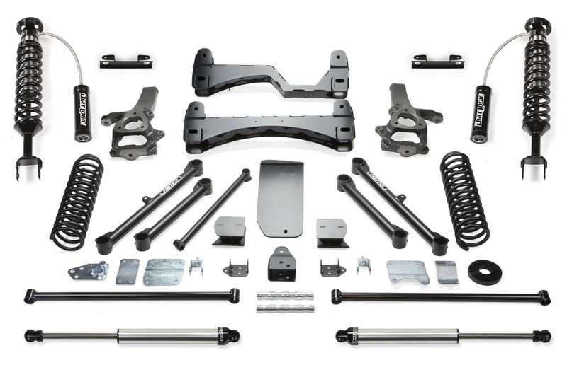 Fabtech Perormance Lift System, 6 in. Lift w/ Dirt Logic 2.5 Coilover Resi and Remote Reservoir Dirt Logic For 09-11 Ram 1500 4WD. - K3083DL