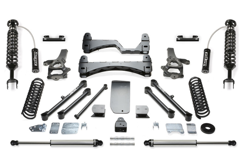 Fabtech Perormance Lift System, 6 in. Lift w/ Dirt Logic 2.5 Coilover Resi and Remote Reservoir Dirt Logic For 13-18 Ram 1500 4WD. - K3085DL