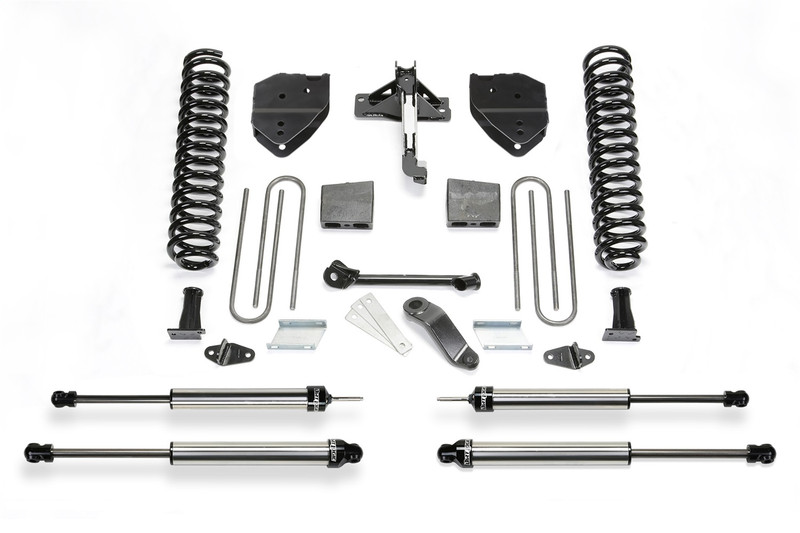 Fabtech Basic Lift System, 4 in. Lift w/ Dirt Logic Shocks For 17-21 Ford F250/F350 4WD Gas. - K2252DL