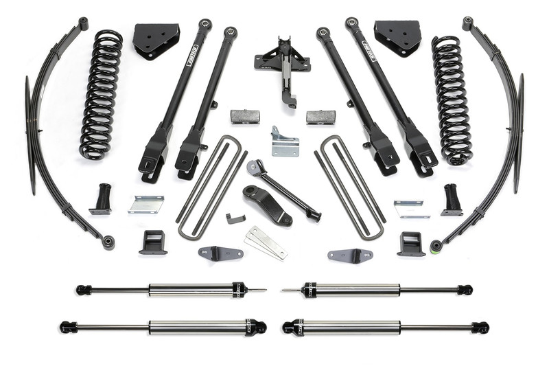 Fabtech 4 Link Lift System, 10 in. Lift w/ Coils and Dirt Logic Shocks For 11-16 Ford F350 4WD. - K2150DL