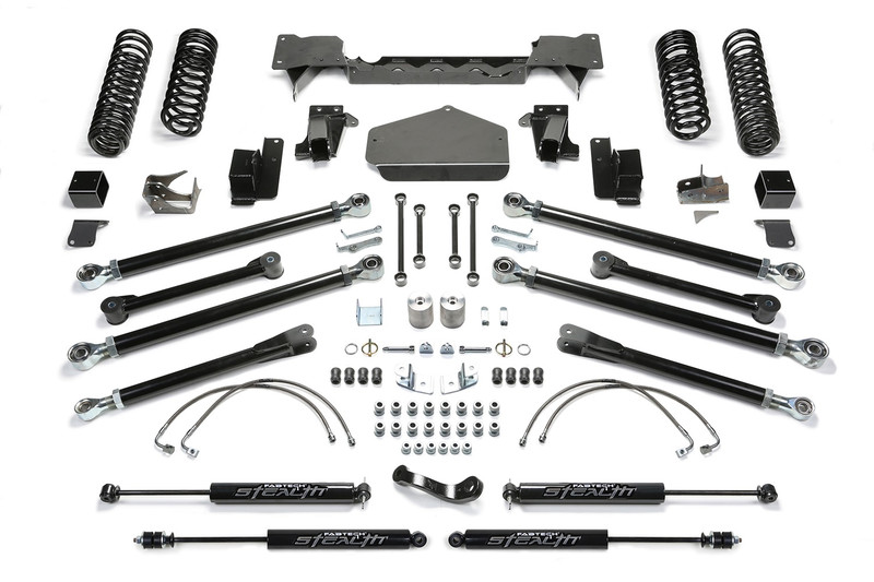 Fabtech Crawler LT, 5 in. Lift w/ Stealth Shocks For 07-18 Jeep JK 4-Door. - K4074M