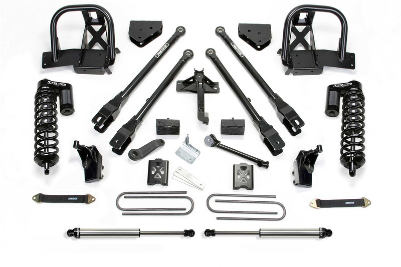 Fabtech 4 Link Lift System, 6 in. Lift w/ Dirt Logic 4.0 Coilover and Remote Reservoir Dirt Logic For 11-16 Ford F250 4WD. - K2138DL