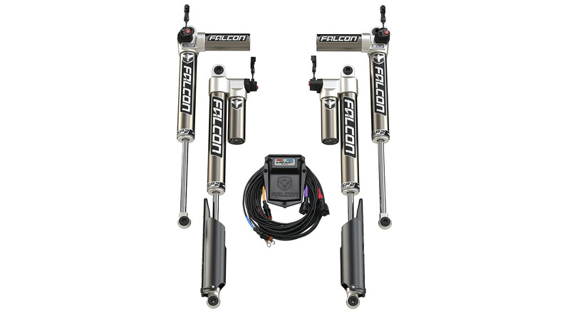 Falcon Shocks Jeep Gladiator Falcon SP2 3.5 e-Adjust Piggyback Shock Kit 2-3 inch Lift - 14-03-35-400-150