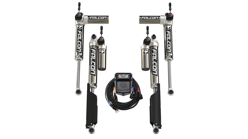 Falcon Shocks Jeep JL 4 Door Falcon SP2 3.5 aDAPT Piggyback Shock Kit 0-1.5 inch Lift - 11-04-35-400-000