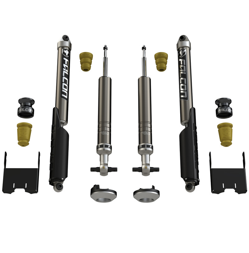 Falcon Shocks 2015+ Ford F-150 Falcon 2.25 inch Sport Shock Leveling System  - 05-04-21-400-002