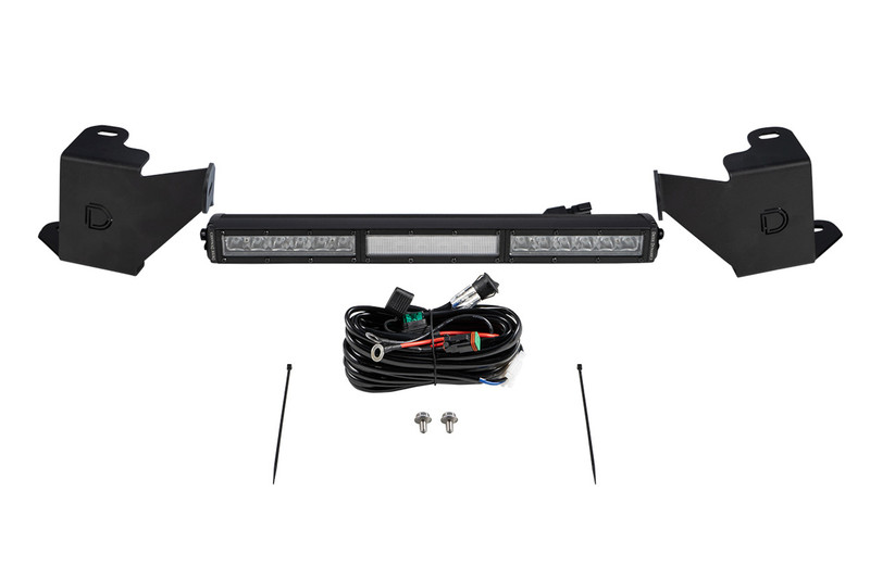 Diode Dynamics Stealth Bumper Light Bar Kit for 22+ Toyota Tundra, White Combo - DD7412