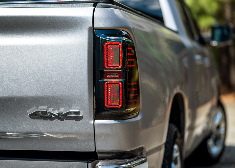 Morimoto XB Tails: 19+ Ram 1500 (Smoked) - LF519 | Offroad Alliance