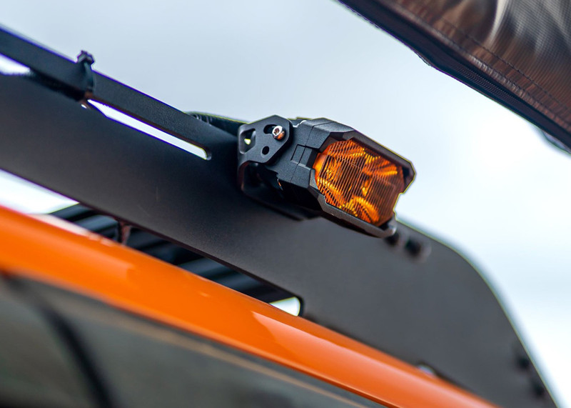 Morimoto 2Banger LED Pods: NCS SAE Wide / Yellow (Pair) - BAF109