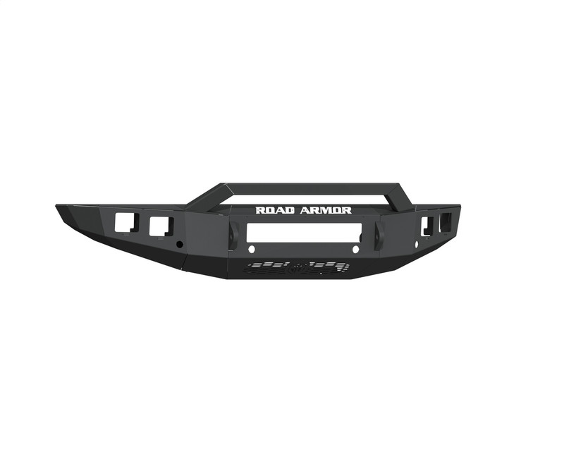 Road Armor Ford Ranger Stealth Non-Winch Front Bumper w/Prerunner Guard, Textured Black - 6191F3B-NW