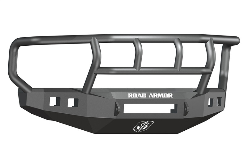 Road Armor Ford F-250/350/450 Stealth Non-Winch Front Bumper w/Titan II Guard, Satin Black - 608R2B-NW