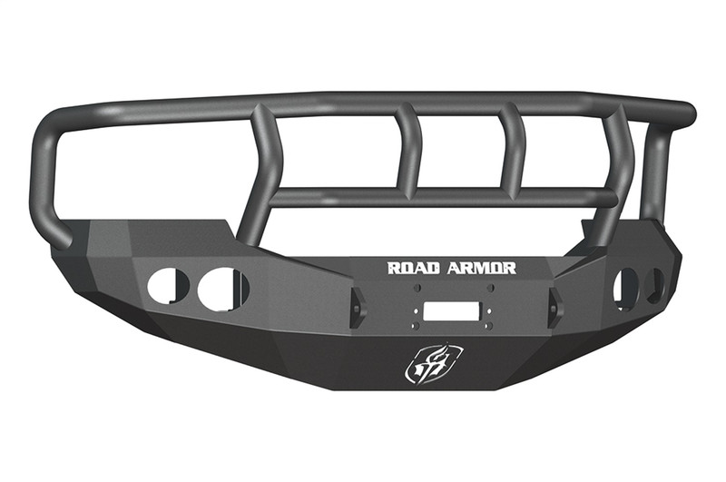 Road Armor Ford F-250/350/450 & Excursion Stealth Winch Front Bumper w/Titan II Guard, Satin Black - 60502B