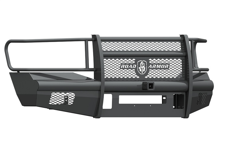 Road Armor Ram 25/35/45/5500 Vaquero Non-Winch Front Bumper w/Full Guard, Satin Black - 406VF26B