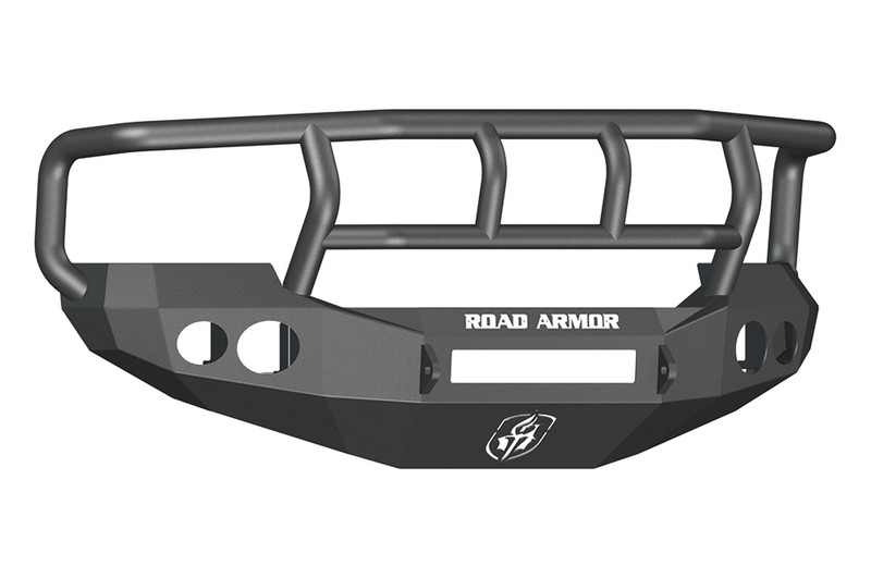 Road Armor Ford F-250/350/450 & Excursion Stealth Non-Winch Front Bumper w/Titan II Guard, Satin Black - 60502B-NW