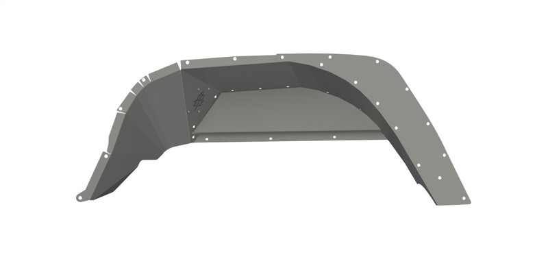 Road Armor Jeep Gladiator Stealth Stainless Fender Liner, Rear, Raw - 520LFR0Z