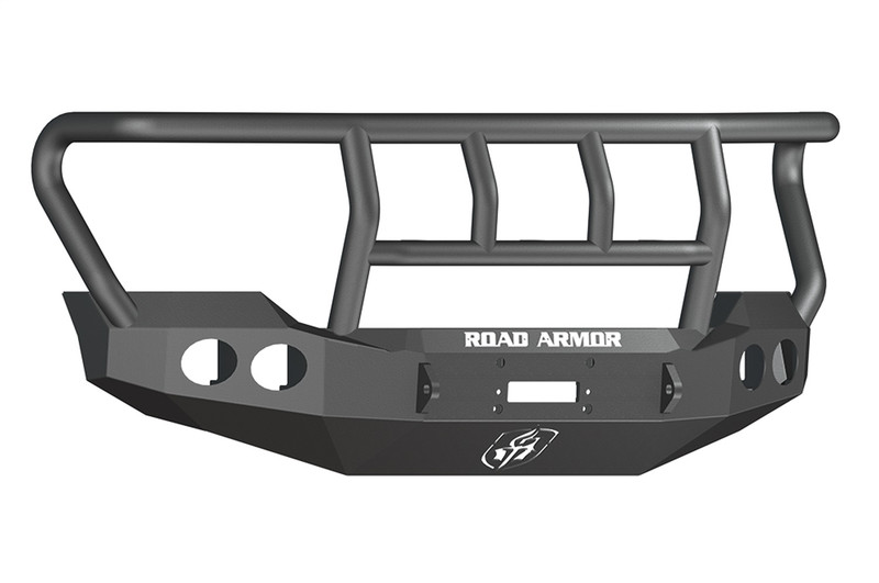 Road Armor Ford F-250/350 Stealth Winch Front Bumper w/Titan II Guard, Satin Black - 61102B