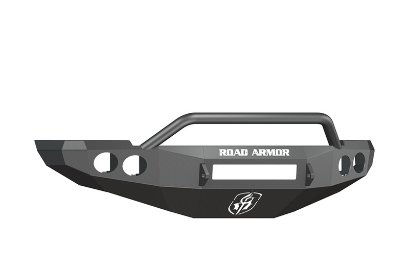 Road Armor Ram 25/35/45/5500 Stealth Non-Winch Front Bumper w/Prerunner Guard, Satin Black - 40804B-NW