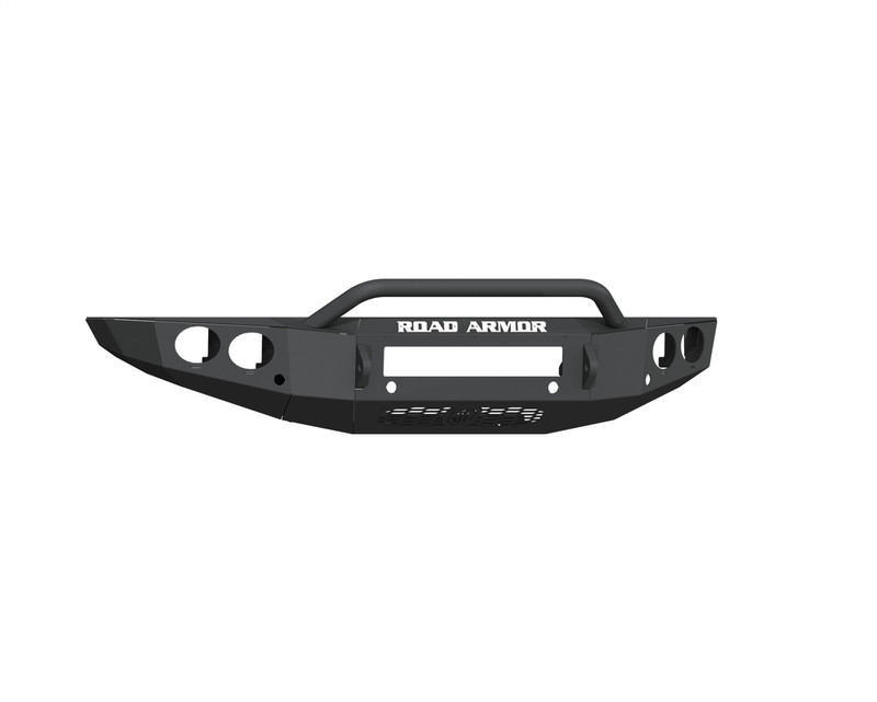 Road Armor Ford Ranger Stealth Non-Winch Front Bumper w/Prerunner Guard, Textured Black - 6191FR4B-NW