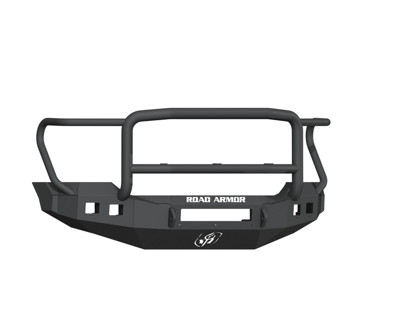 Road Armor Ford F-250/350/450/550 Stealth Non-Winch Front Bumper w/Lonestar Guard, Satin Black - 6114R5B-NW