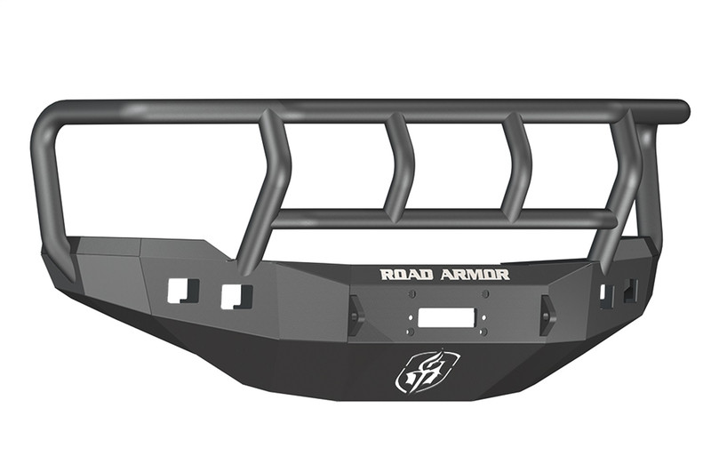 Road Armor Chevrolet Silverado 25/3500 Stealth Winch Front Bumper w/Titan II Guard, Satin Black - 382R2B