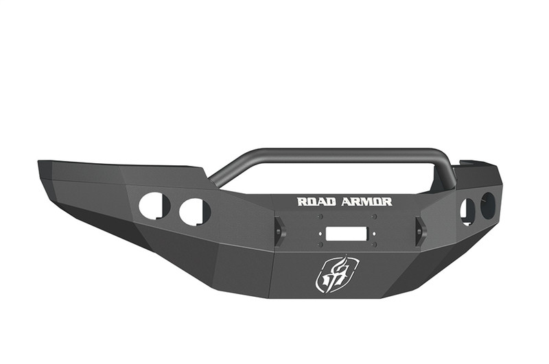 Road Armor GMC Sierra 25/3500 Stealth Winch Front Bumper w/Prerunner Guard, Satin Black - 38404B