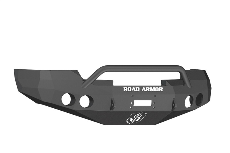 Road Armor GMC Sierra 1500 Stealth Winch Front Bumper w/Prerunner Guard, Satin Black - 37604B