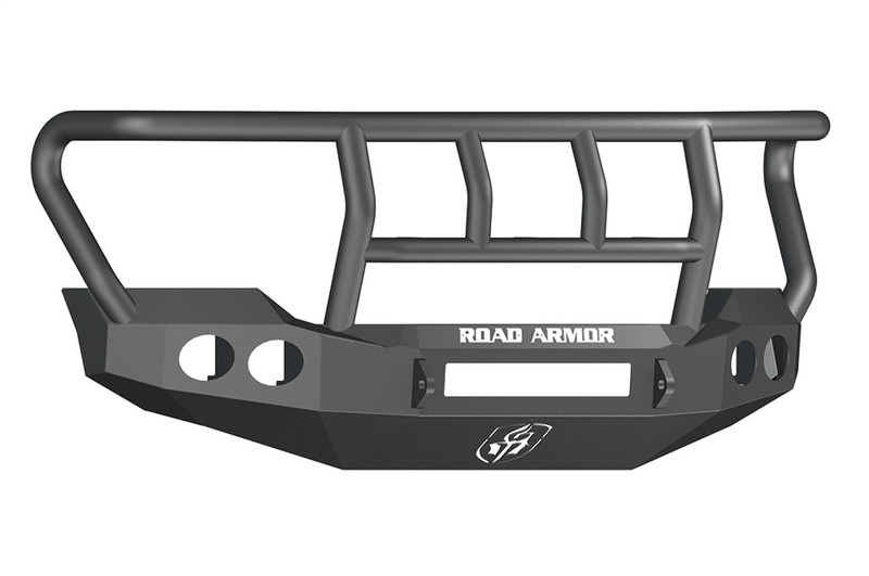 Road Armor Ford F-250/350 Stealth Non-Winch Front Bumper w/Titan II Guard, Satin Black - 61102B-NW