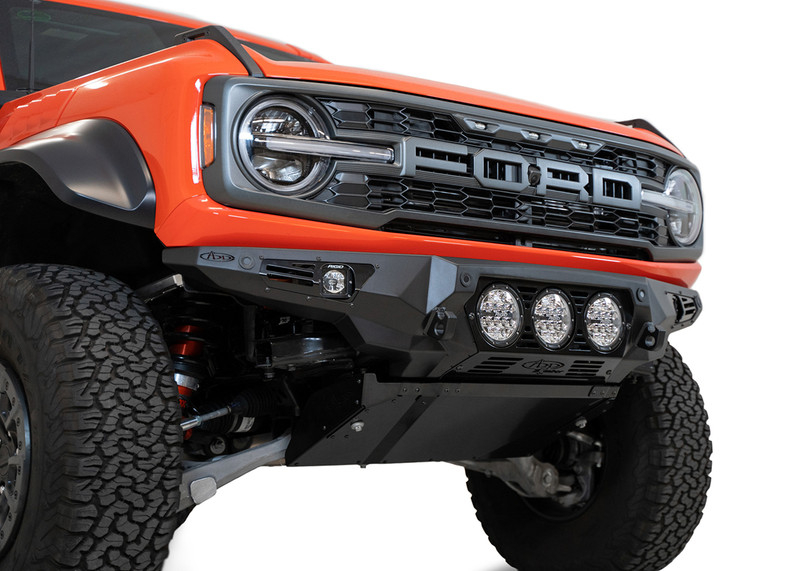 Addictive Desert Designs Bomber Front Bumper (RIGID): 22-24 Bronco Raptor - F260014130103