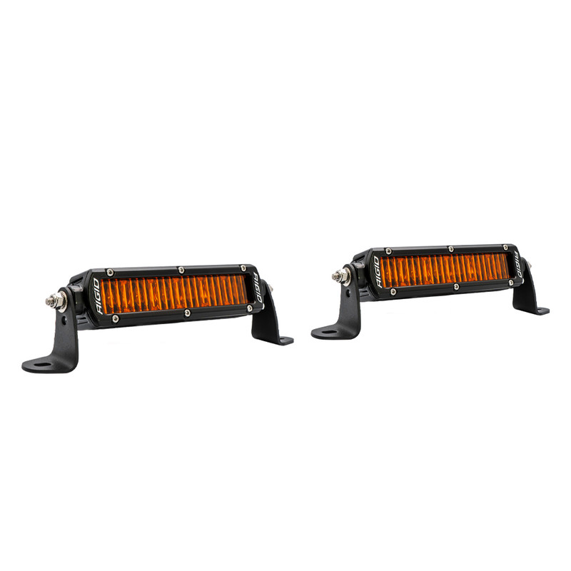 RIGID SR-Series SAE 6 in. Light Bar w/ Amber PRO Lens (Pair) - 906705