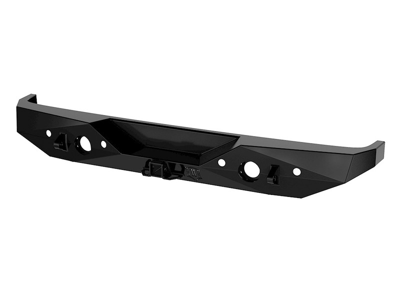 ICON Impact Armor 18+ Jeep JL Pro Series 2 Rear Bumper W/ Hitch & Tabs - 25168