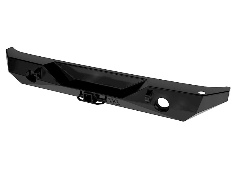 ICON Impact Armor 07-18 JK Pro Series 2 Rear Bumper W/ Hitch - 25218