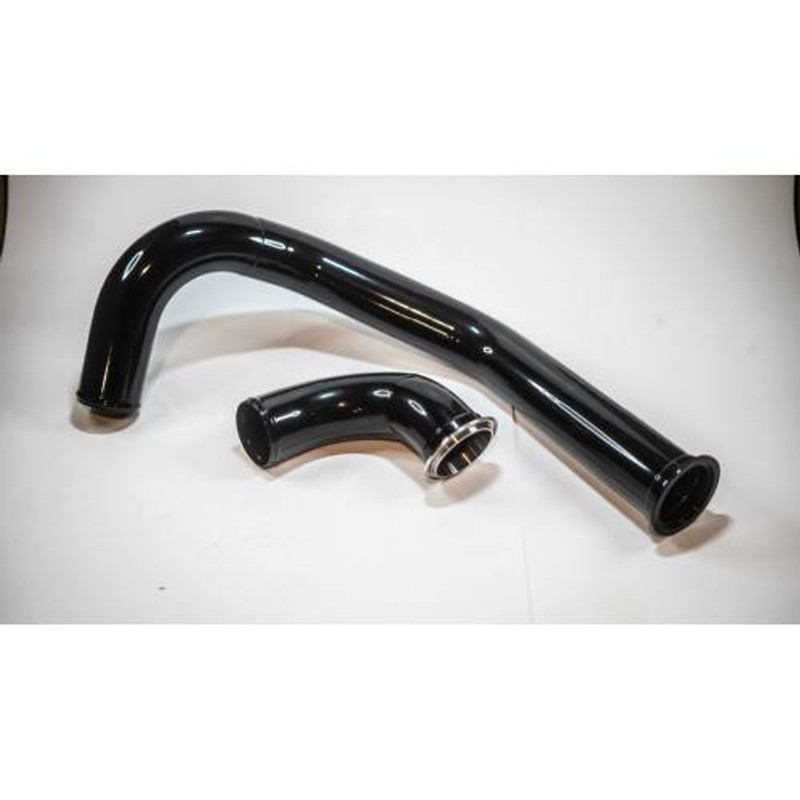 No Limit Fabrication Super Duty Intercooler Pipe Hot Pipe Black, Black for 08-10 Ford Super Duty 6.4L Powerstroke - 64BHP
