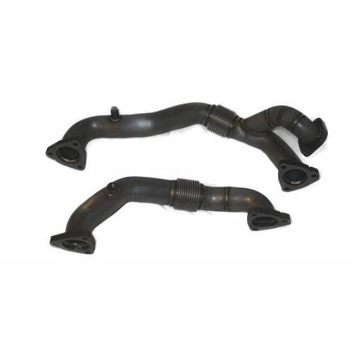 No Limit Fabrication Stainless Steel Up-Pipe Polished Stainless Steel for 6.4L Powerstroke - 64UPK