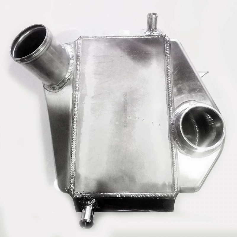 No Limit Fabrication Intercooler Air To Water Kit Polished for 6.7L Powerstroke - 67ICP17