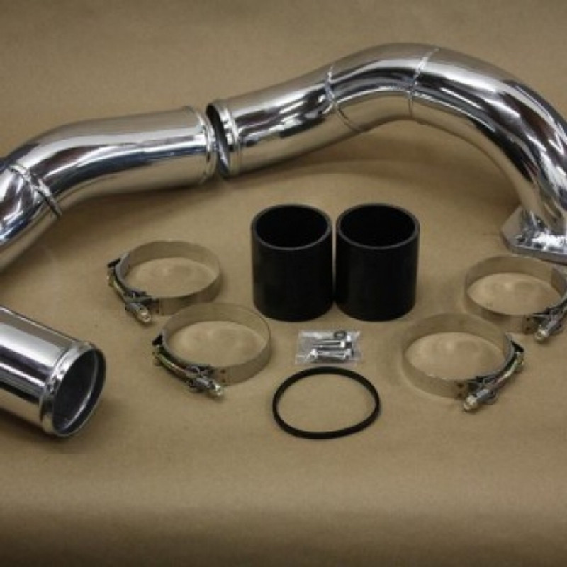 No Limit Fabrication Coldside Kit Raw Aluminum for 08-10 Ford Super Duty 6.4L Powerstroke - 64RACSK