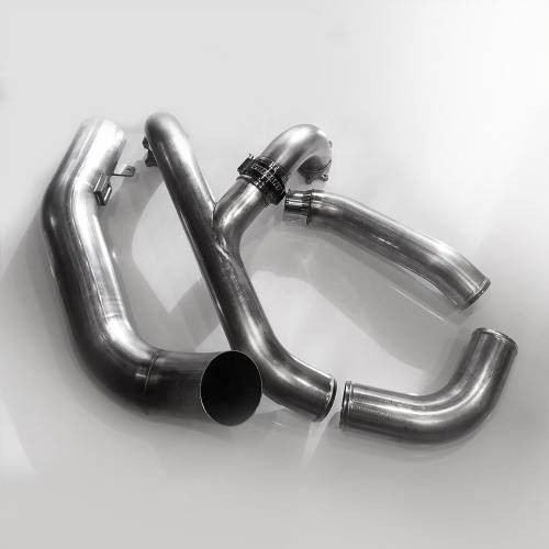 No Limit Fabrication Intercooler Piping Kit, Black for 6.7L Powerstroke - 67TPKB1516
