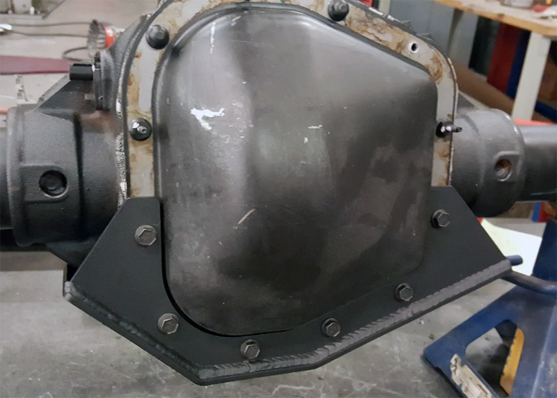 Foutz Rear Differential Skid Plate: 22+ Bronco Raptor