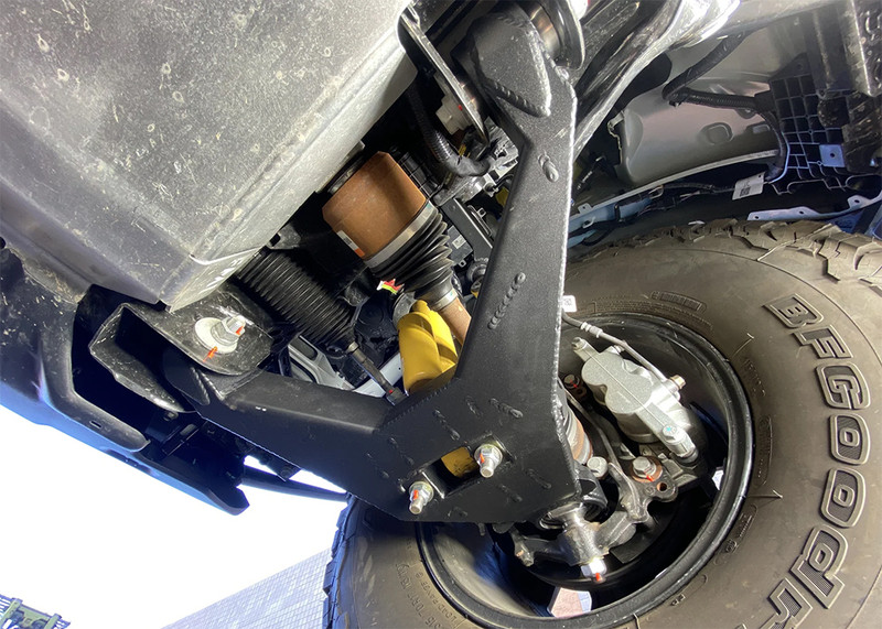 Foutz Stock Length Fabricated Lower A-Arm Kit w/ By-Pass Shock Mounts: 21+ Bronco