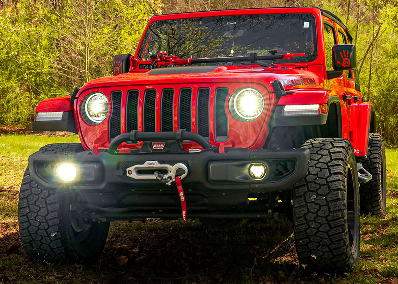 Morimoto 4Banger LED Fog Lights: 18+ Jeep JL/JT (NCS Wide / White) - BAF078W