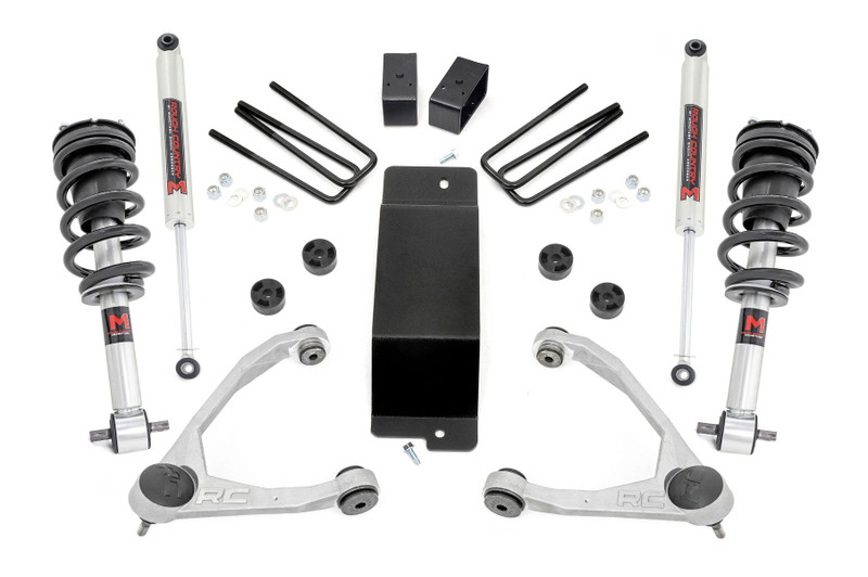 Rough Country 3.5 in. Lift Kit, UCA, M1 Struts for Chevy/GMC 1500 07-13 - 27740