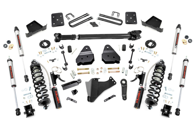 Rough Country 4.5 in. Lift Kit, D/S, C/O V2 for Ford Super Duty 4WD 17-22 - 55058