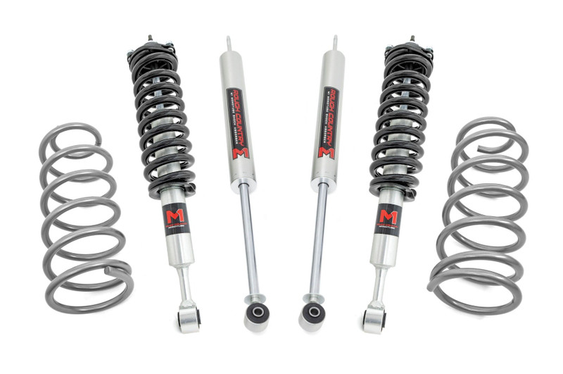 Rough Country 3 in. Lift Kit, Rear Coils, M1 Struts/M1 for Toyota 4Runner 10-23 - 76640