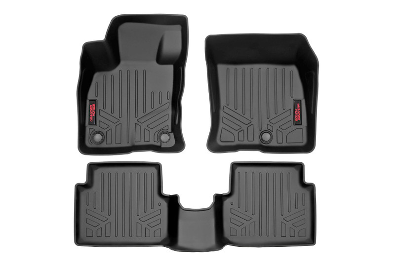 Rough Country Floor Mats, Front/Rear for Ford Maverick 2WD/4WD 22-23 - M-51102
