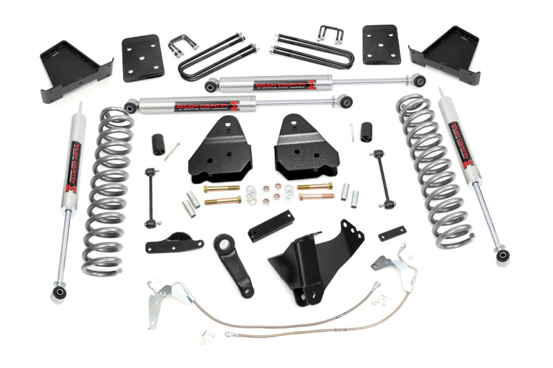 Rough Country 4.5 in. Lift Kit, w/o Overloads, M1 for Ford Super Duty 4WD 08-10 - 47840