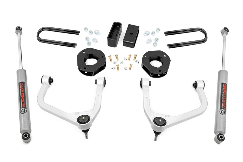 Rough Country 3.5 in. Lift Kit, Mono Leaf, Rear for Chevy Silverado 1500 22-23 - 28230