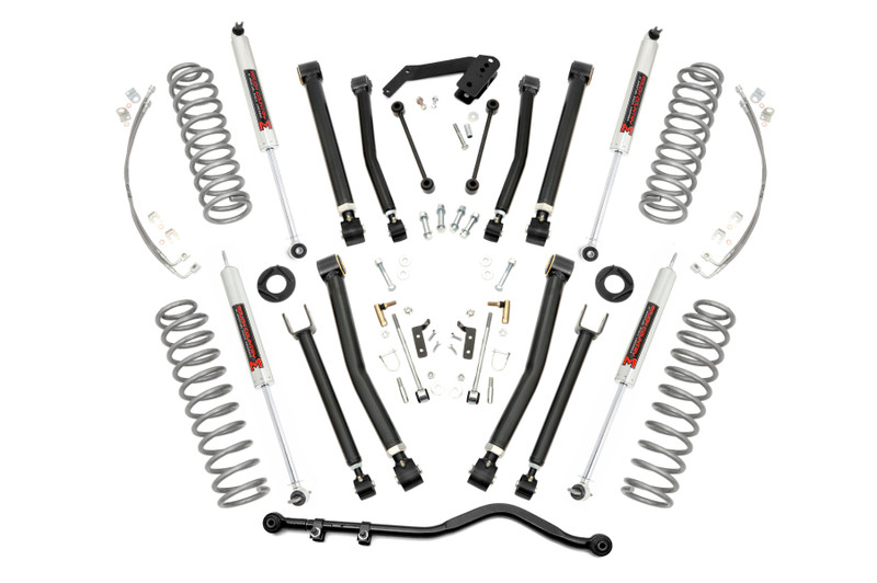 Rough Country 4 in. Lift Kit, X-Series, M1 for Jeep Wrangler JK 2WD/4WD 07-18 - 67440