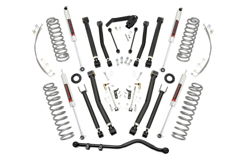 Rough Country 4 in. Lift Kit, X-Series, M1 for Jeep Wrangler JK 4WD 07-18 - 67340