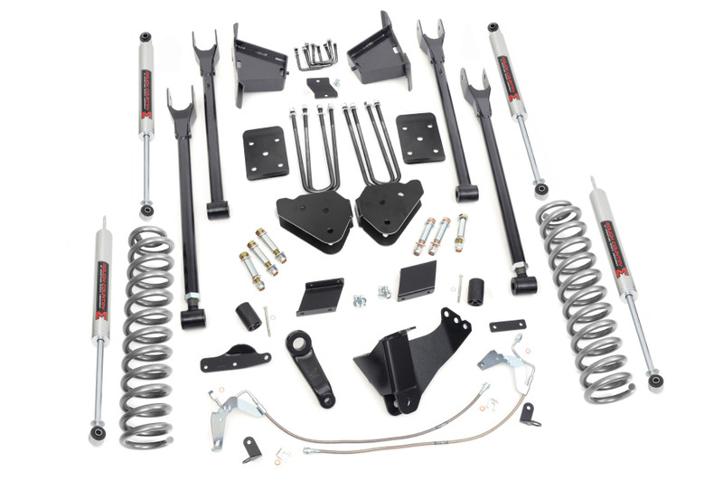 Rough Country 6 in. Lift Kit, 4-Link, OVLD, M1 for Ford Super Duty 4WD 11-14 - 56540