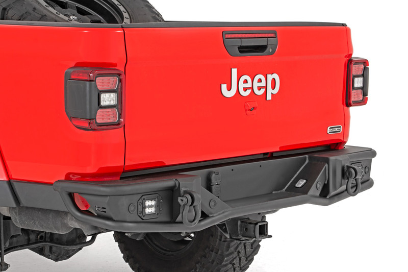 Rough Country Rear Bumper, Tubular for Jeep Gladiator JT 4WD 20-23 - 10650