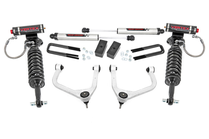 Rough Country 3.5 in. Lift Kit, Vertex/V2 for GMC Sierra 1500 2WD/4WD 19-23 - 22657