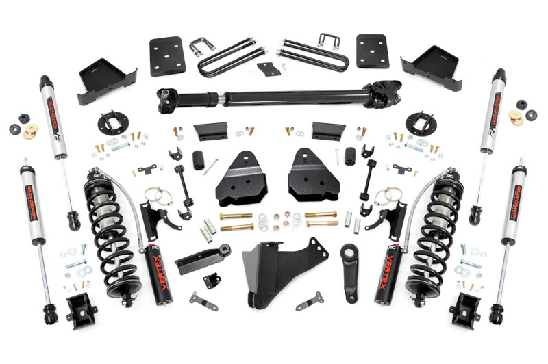 Rough Country 6 in. Lift Kit, D/S, C/O V2, Front for Ford F-250/350 Super Duty 14-18 - 50458